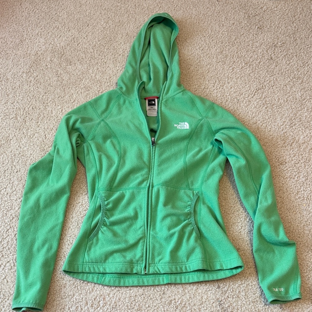 The North Face Women's Vibrant Green Hooded Jacket